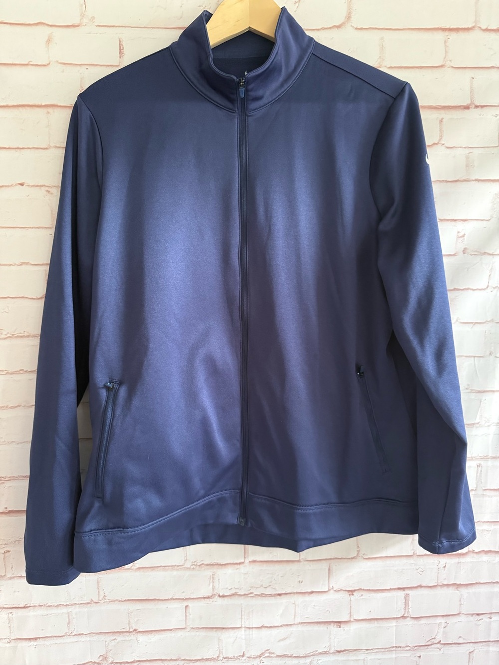 Nike Navy Zip-Up Athletic Jacket